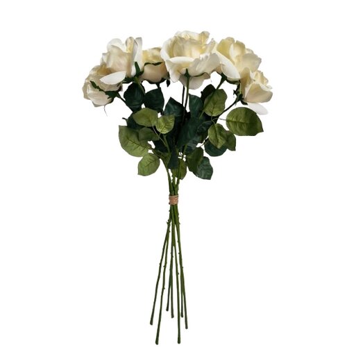 Kytica ruže krémová Kytica ruže krémová