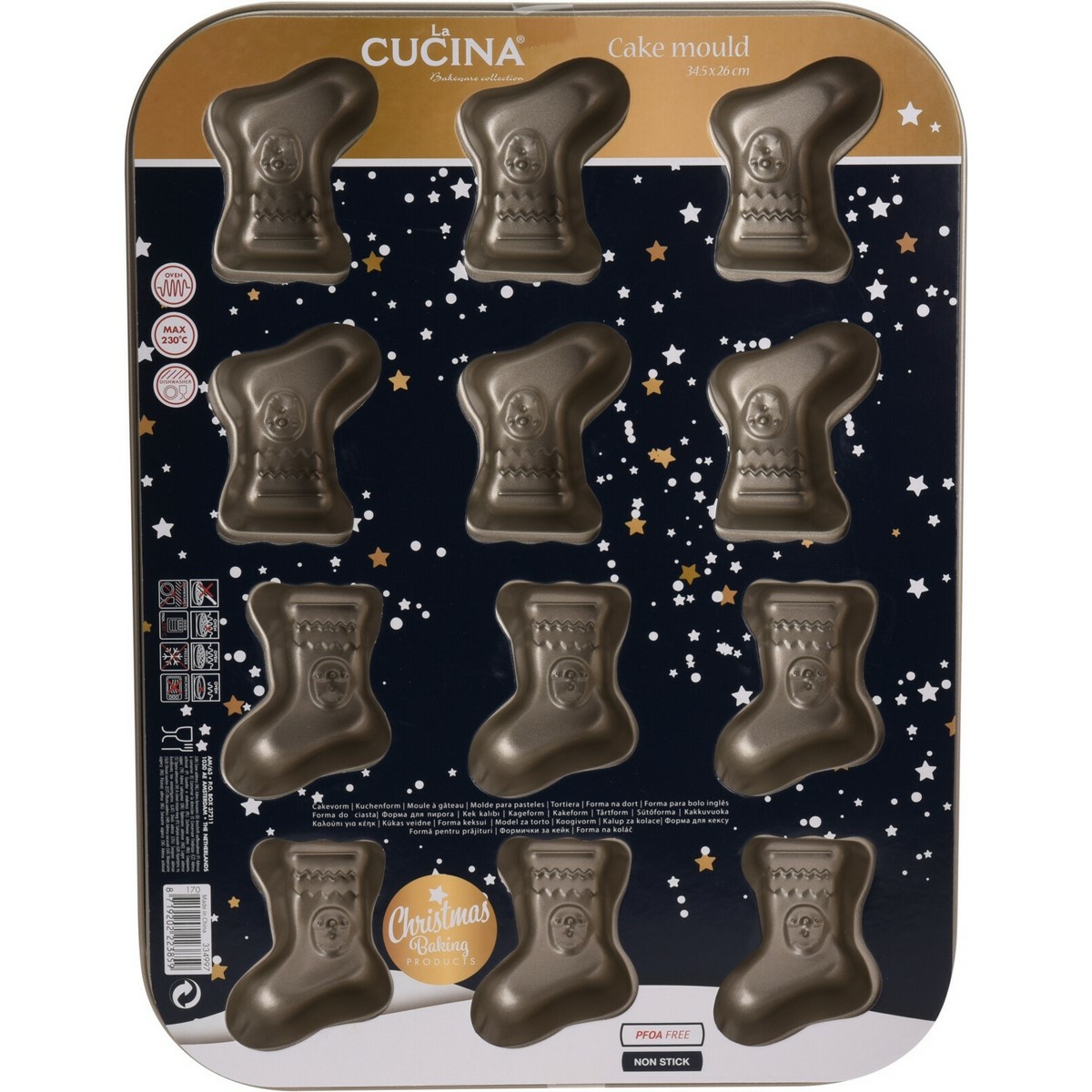 La Cucina Forma na pečenie vianočná pančucha