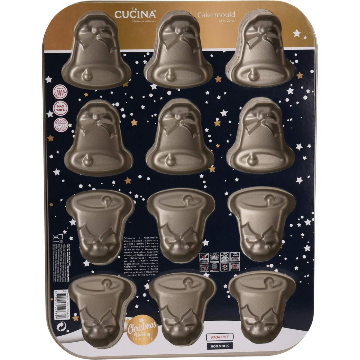 La Cucina Forma na pečenie vianočný zvonček