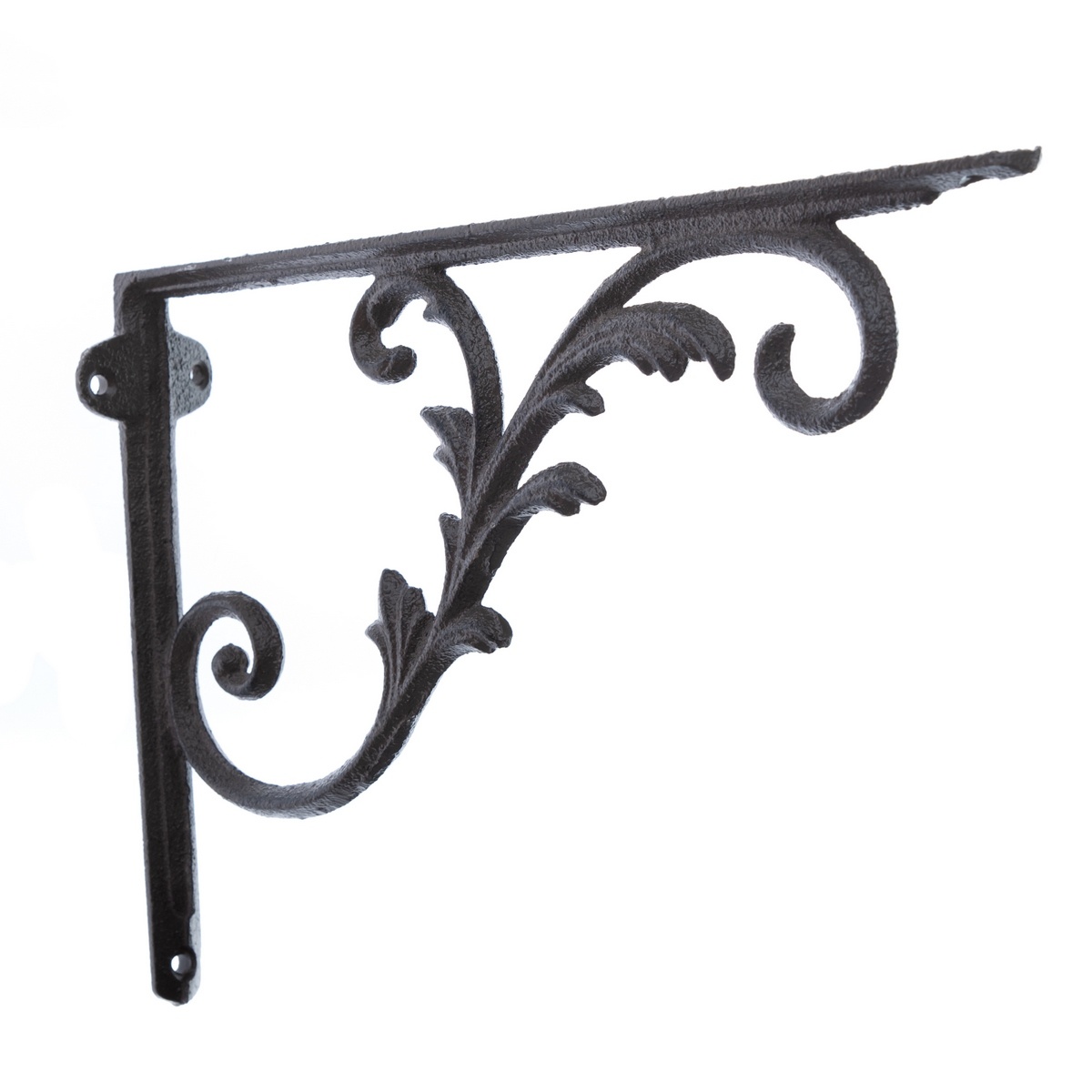 Liatinová konzola pod poličku Mensola čierna