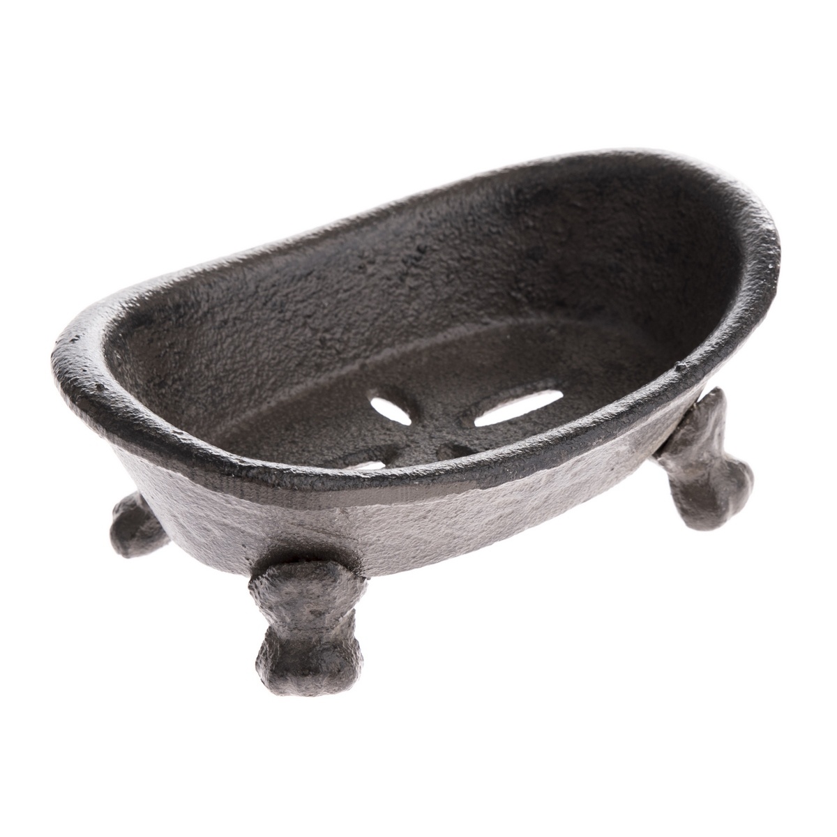 Liatinová mydlovnička Bath hnedá Liatinová mydlovnička Bath hnedá