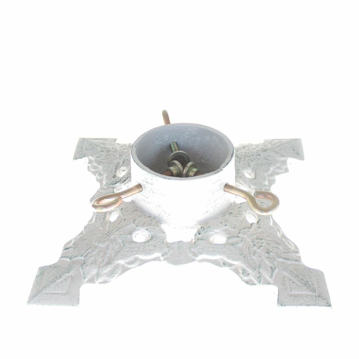 Liatinový stojan na vianočný stromček biela