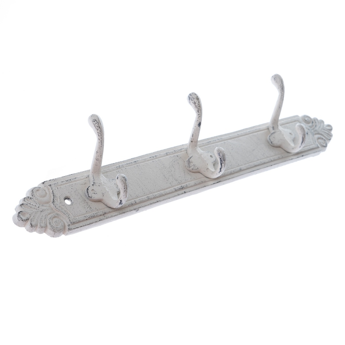 Liatinový vešiak Enfeite biela Liatinový vešiak Enfeite biela