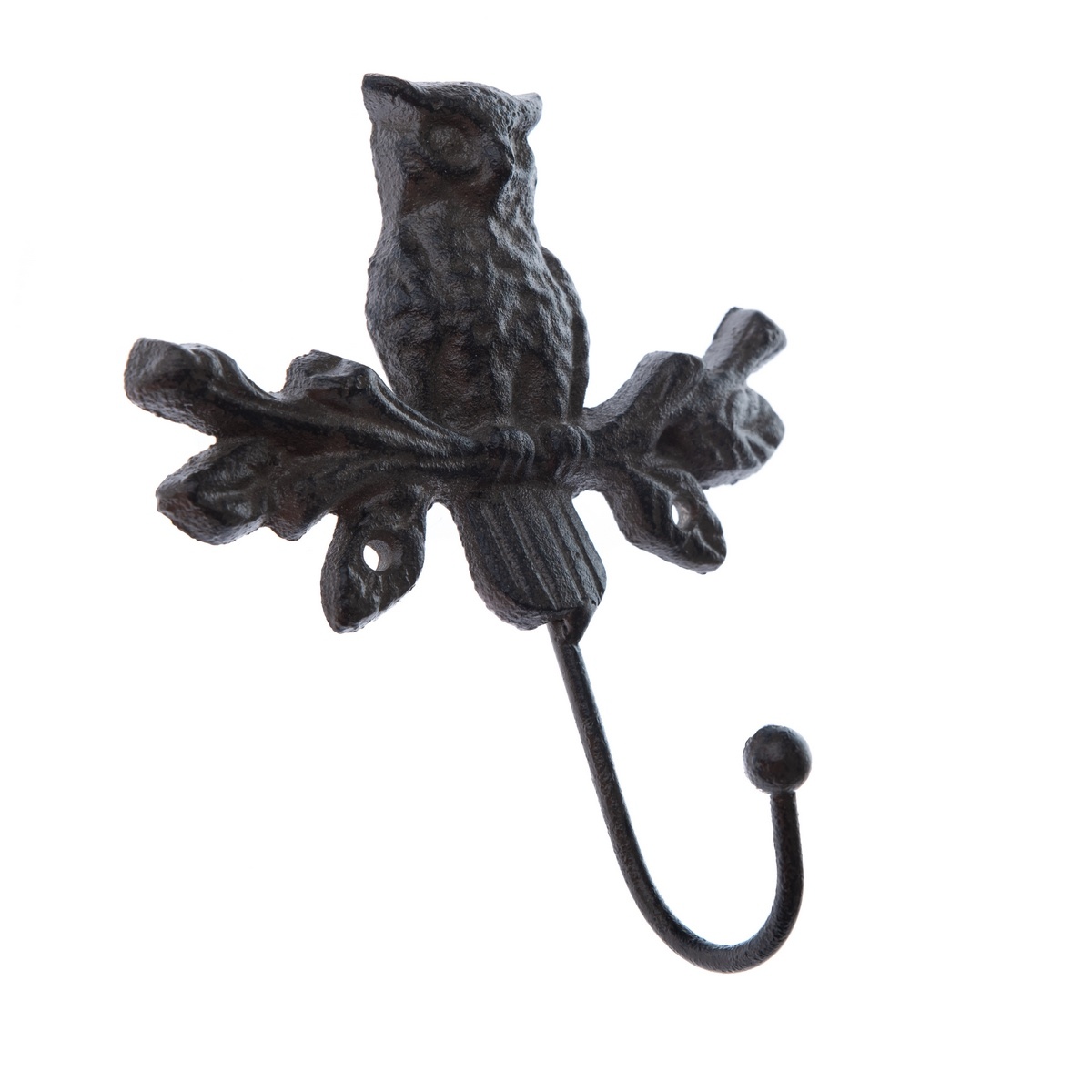 Liatinový vešiak Sova čierna Liatinový vešiak Sova čierna