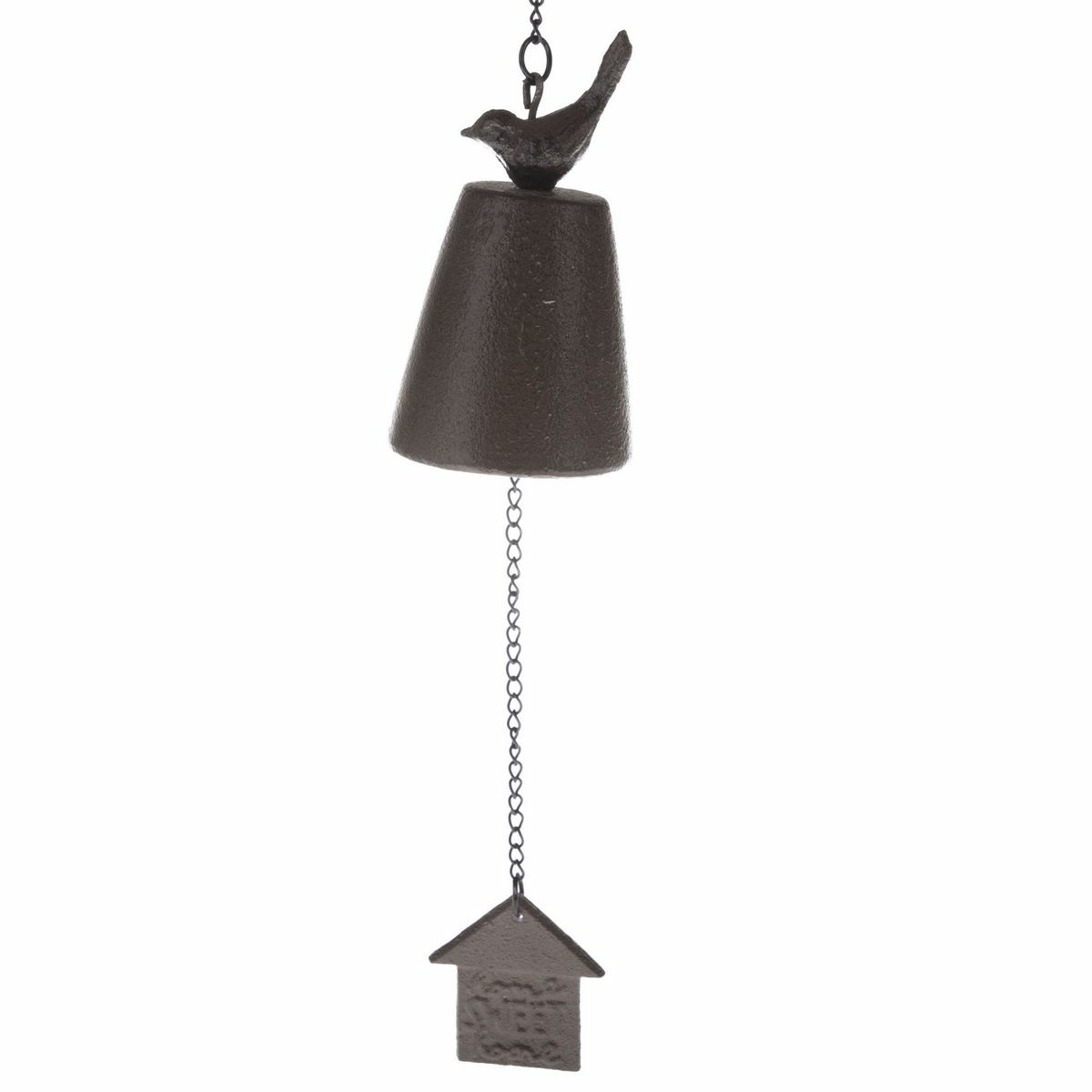 Liatinový zvonček Sweet home hnedá Liatinový zvonček Sweet home hnedá