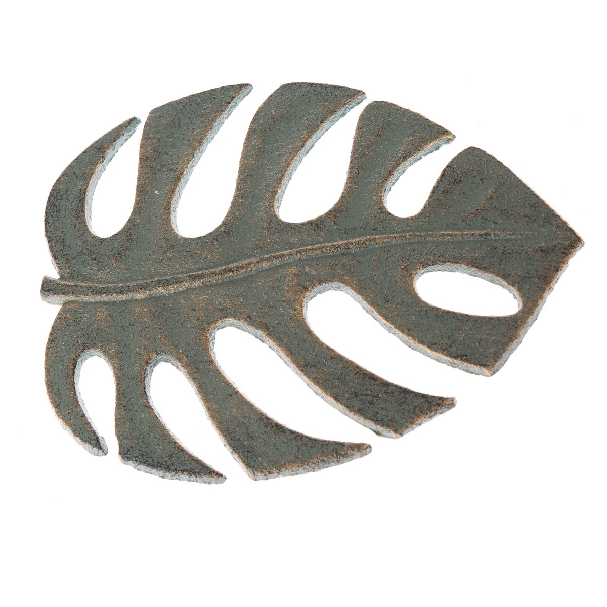 Litinová podložka pod hrnec List zelená Litinová podložka pod hrnec List zelená