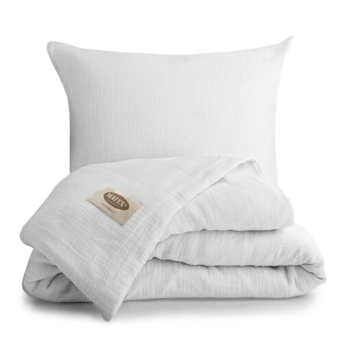 MATEX Mušelínové obliečky biela MATEX Mušelínové obliečky biela