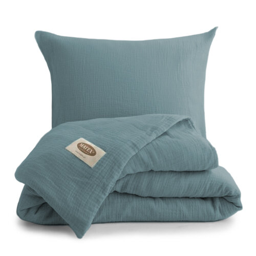 MATEX Mušelínové obliečky morská zeleň MATEX Mušelínové obliečky morská zeleň