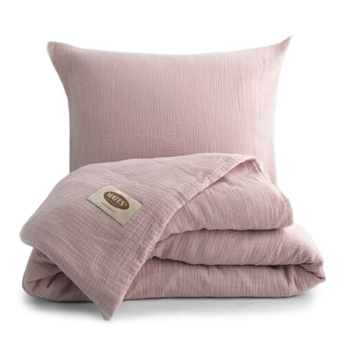 MATEX Mušelínové obliečky staroružová MATEX Mušelínové obliečky staroružová