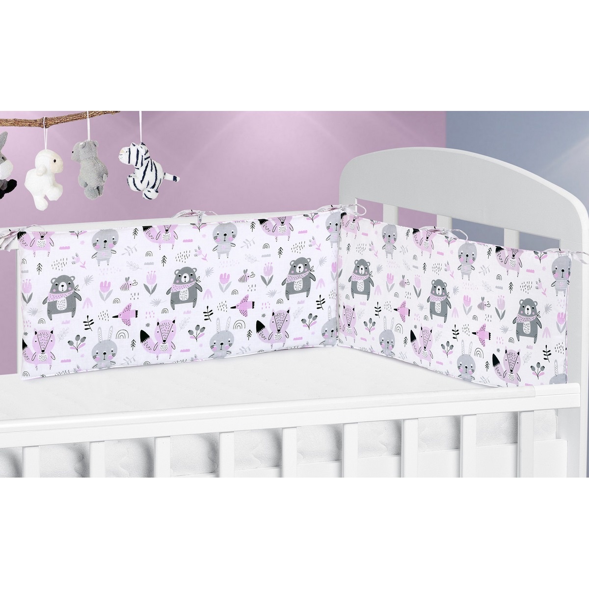 Bellatex Mantinel do postieľky Zvieratká Bellatex Mantinel do postieľky Zvieratká