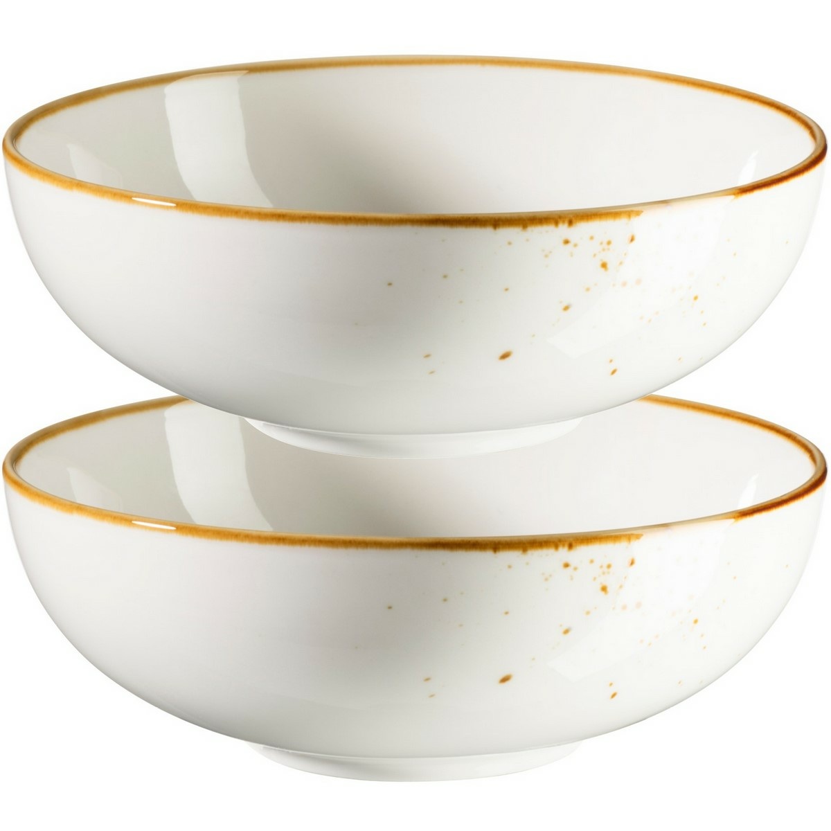 Mäser 2-dielna sada misiek Pintar White hnedébodky 22 cm Mäser 2-dielna sada misiek Pintar White hnedébodky 22 cm