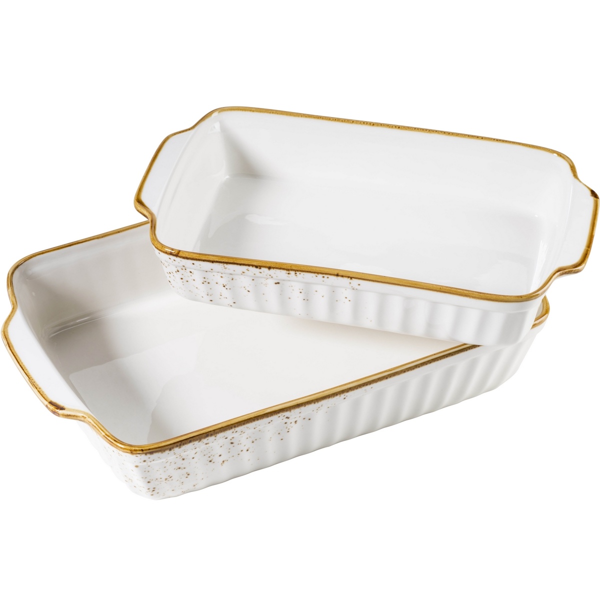 Mäser 2-dielna sada zapekacích mis Pintar Whitehnedé bodky