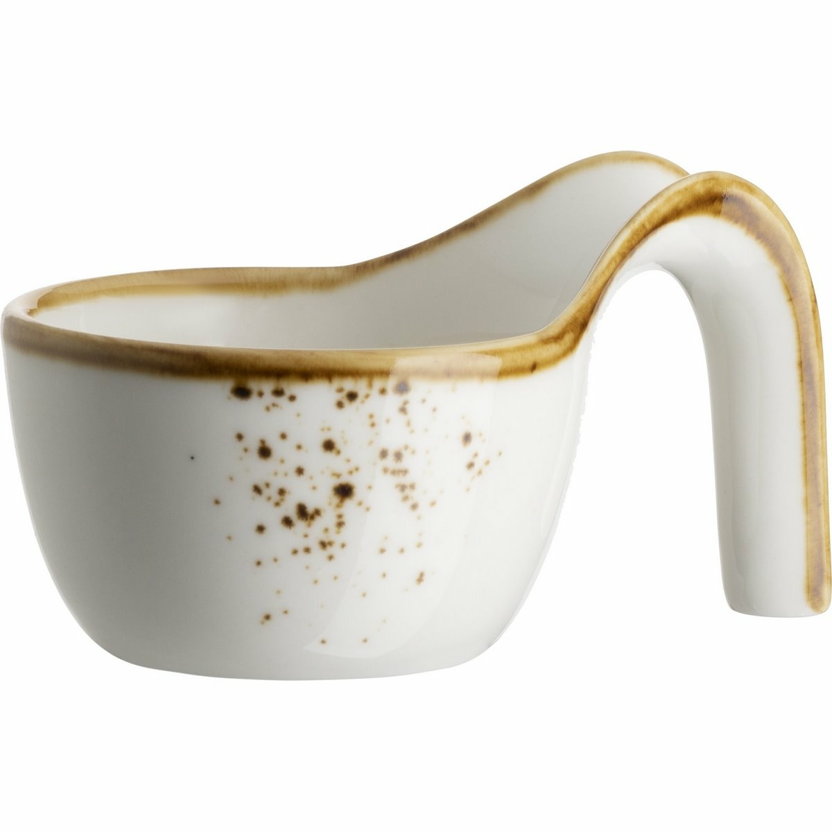 Mäser Gurmánska miska Pintar White hnedé bodky12 Mäser Gurmánska miska Pintar White hnedé bodky12