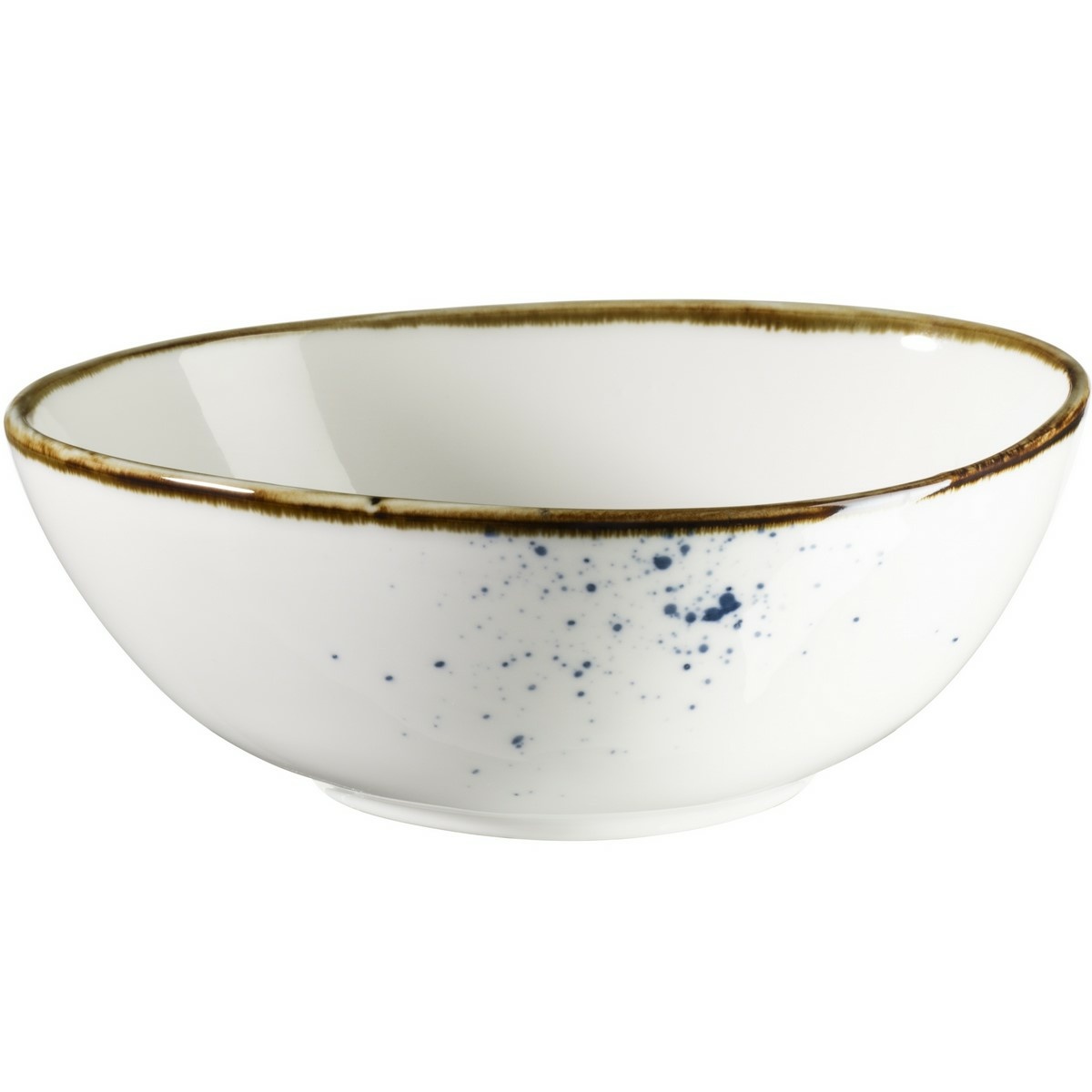 Mäser Oválná miska Pintar White modré tečky 15 Mäser Oválná miska Pintar White modré tečky 15