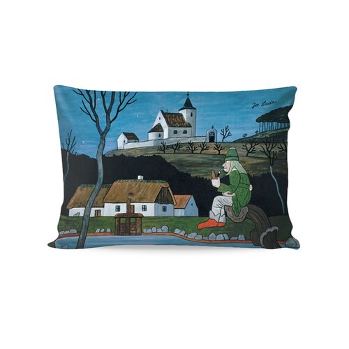 Matějovský Obliečka na vankúšik Deluxe Josef Lada Hastrman a hviezdy