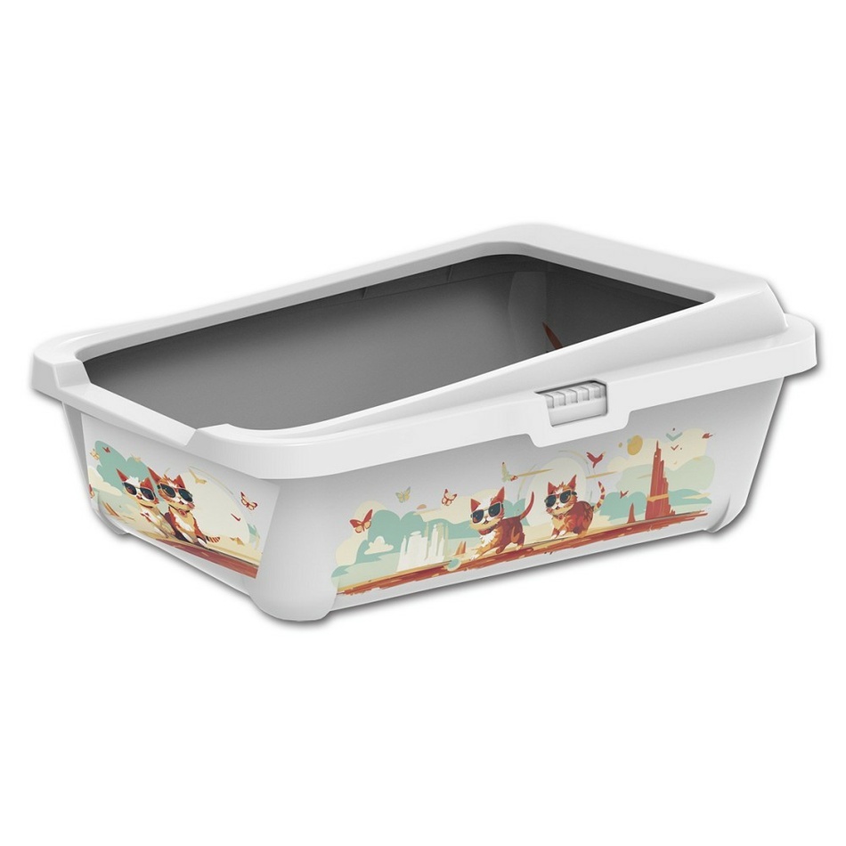 Moderná Toaleta pre mačky Hercules Indy&Louise