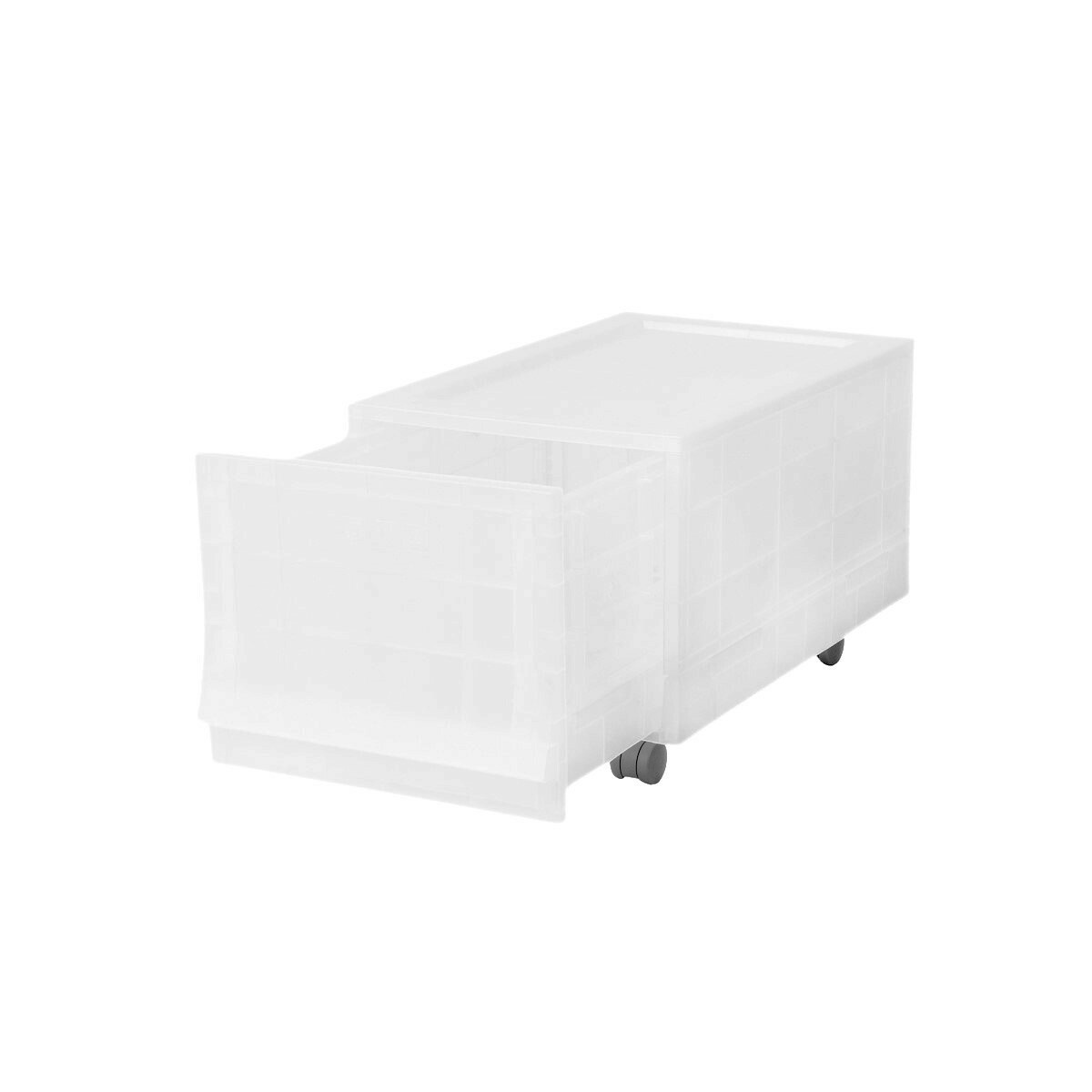Modulárny úložný box Wave Junior Mist s kolieskami 43 Modulárny úložný box Wave Junior Mist s kolieskami 43