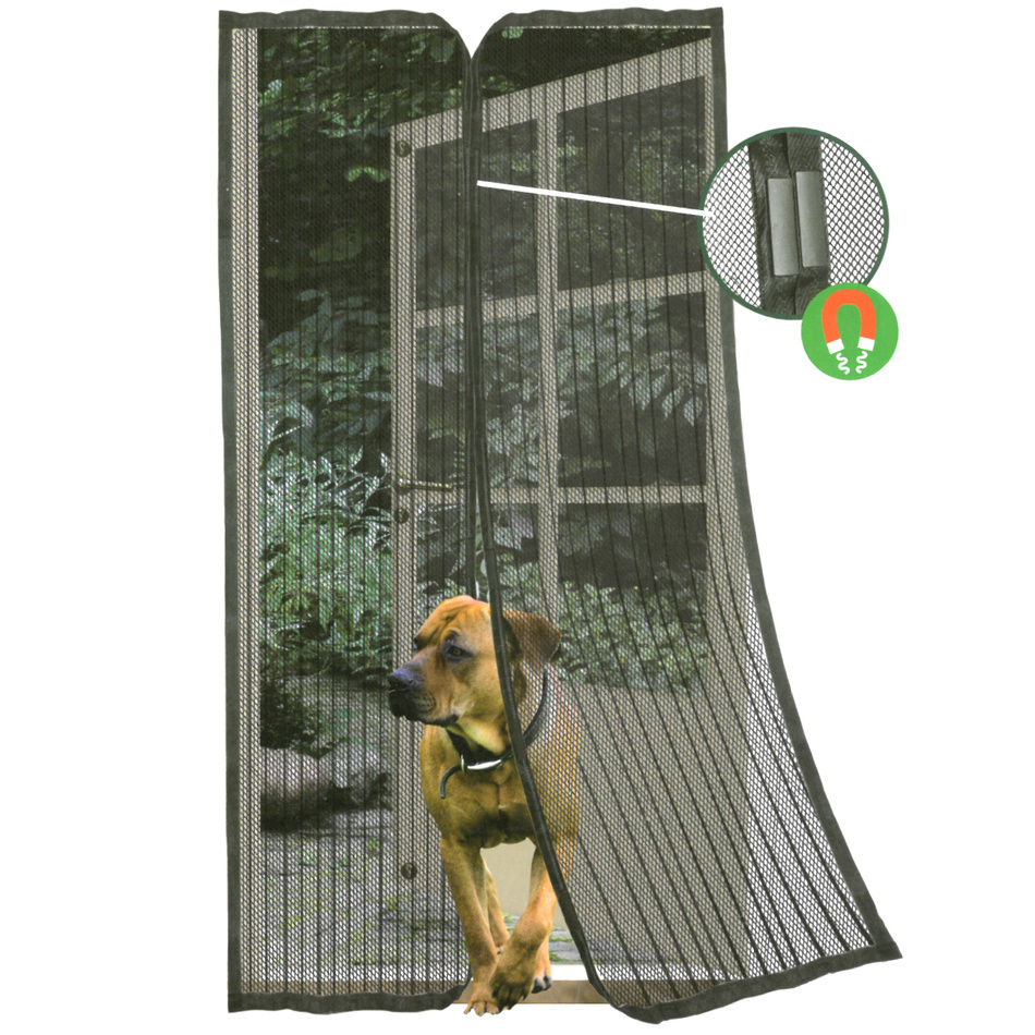 Moskytiéra do dverí s magnetmi čierna Moskytiéra do dverí s magnetmi čierna