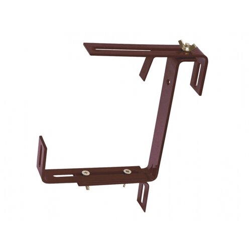 Nastaviteľný držiak samozavlažovacieho truhlíka hnedá 2 ks