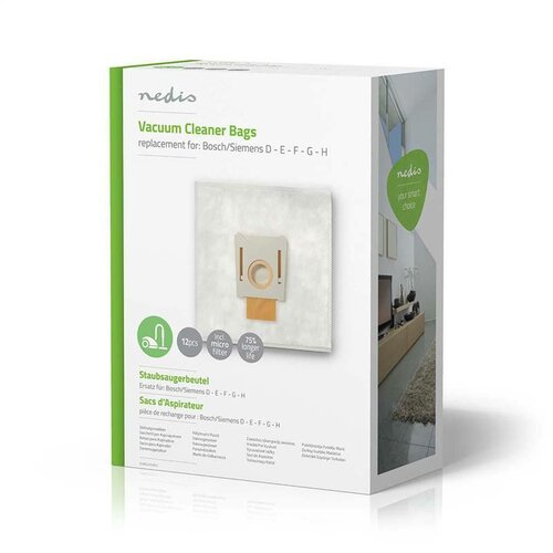 Nedis DUBG220SIB12 vrecká do vysávača Bosch/Siemens Nedis DUBG220SIB12 vrecká do vysávača Bosch/Siemens