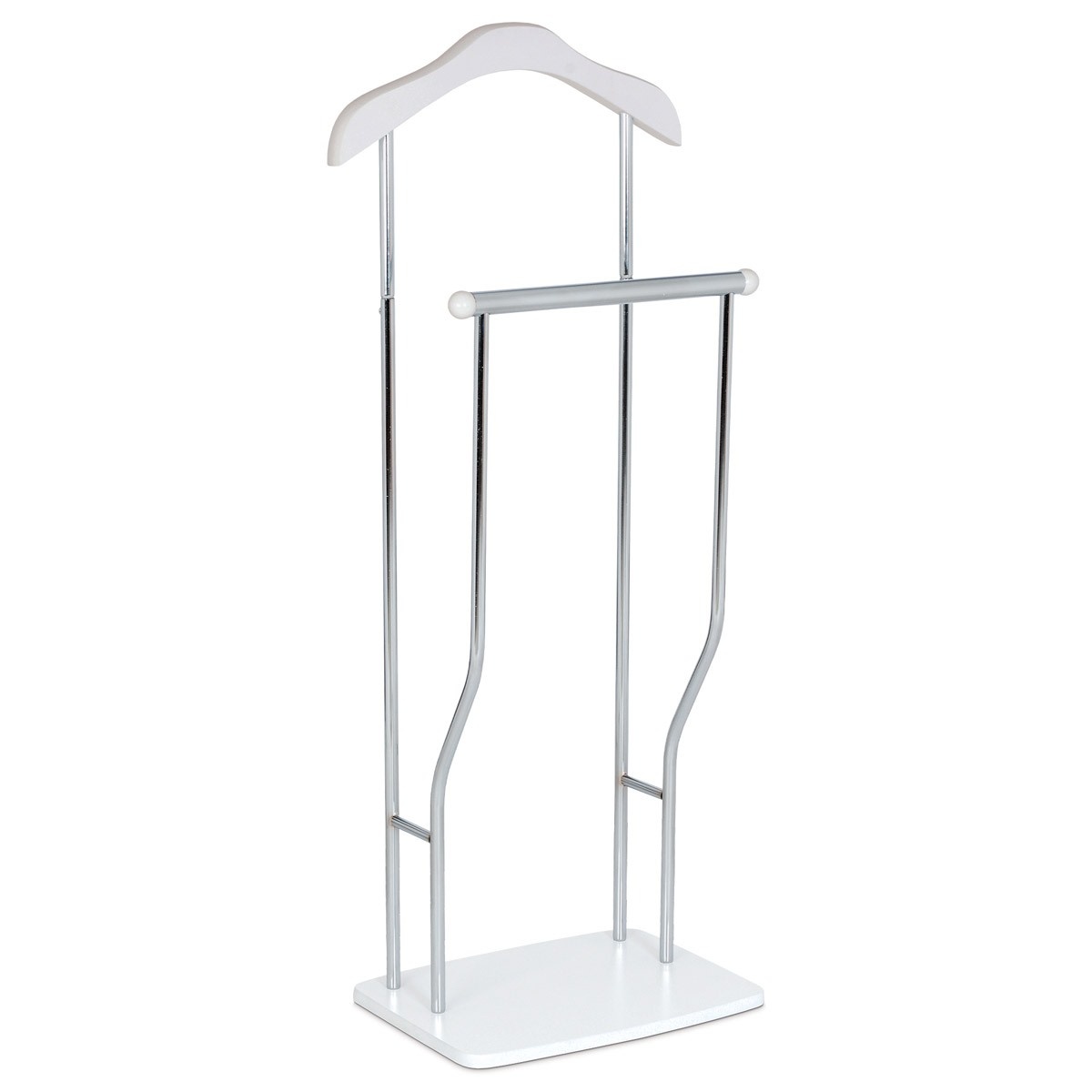 Autronic Nemý sluha Dustin chróm / biela Autronic Nemý sluha Dustin chróm / biela