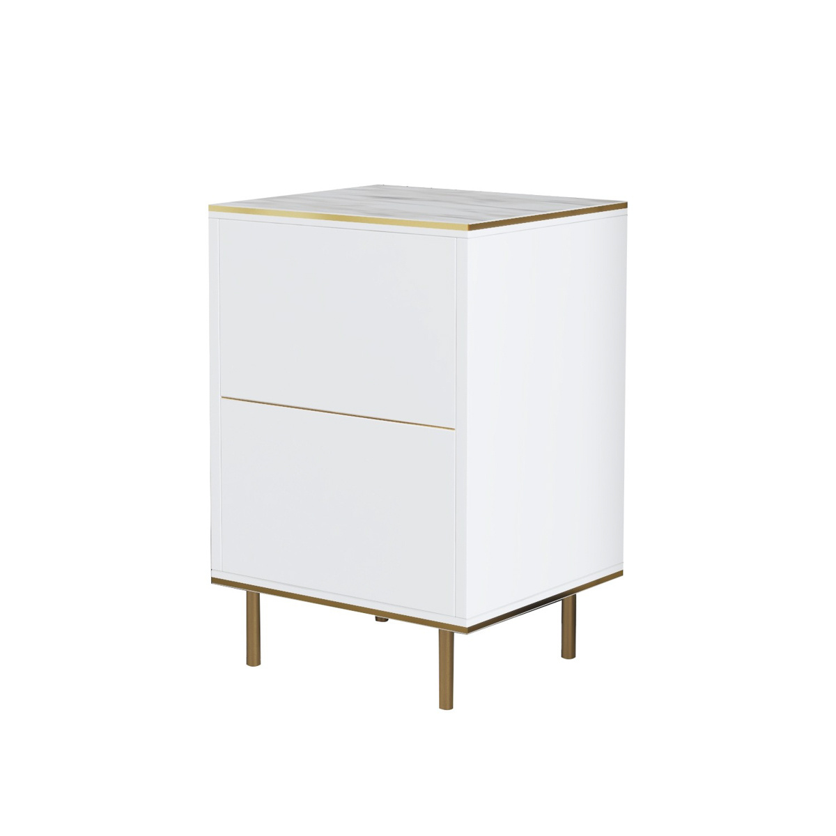 Nočný stolík Imaj Marble White