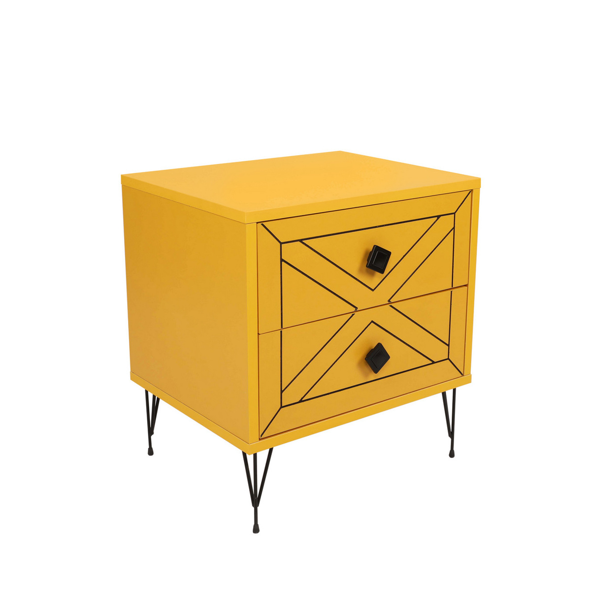 Nočný stolík Luna Yellow