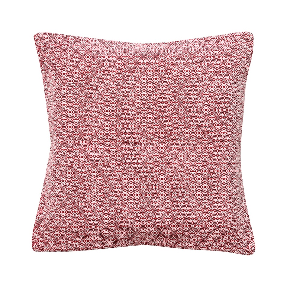 Boma Trading Obliečka na vankúš Nordica červená/biela