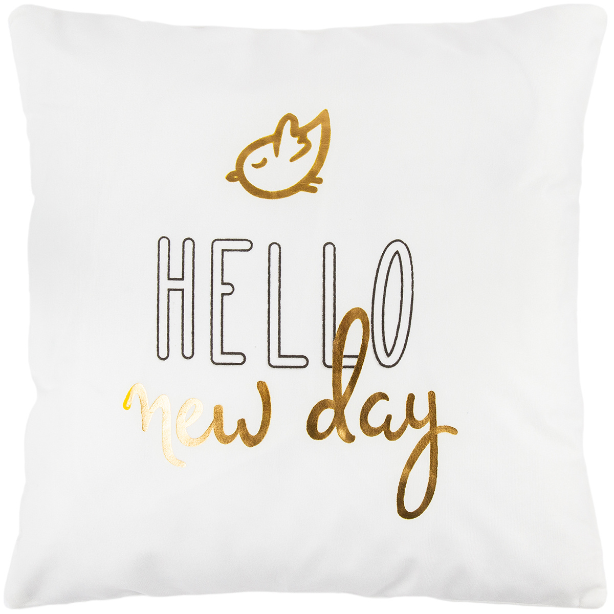 Dakls Obliečka na vankúšik Hello new day biela