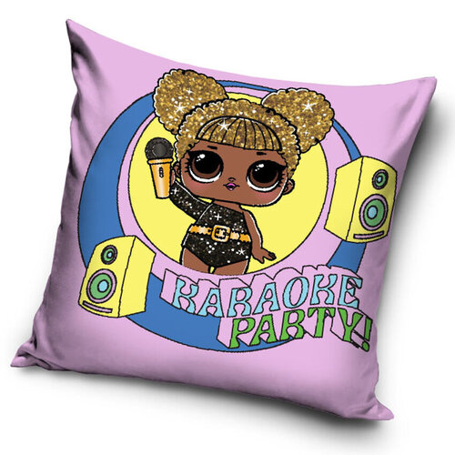 Carbotex Obliečka na vankúšik L.O.L. Surprise Karaoke Party