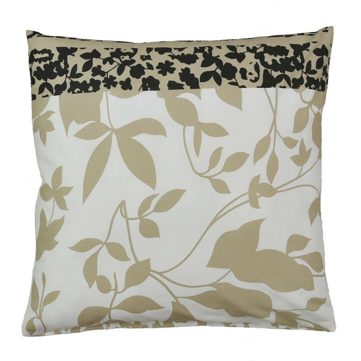 Bellatex Obliečka na vankúšik Lístky béžová