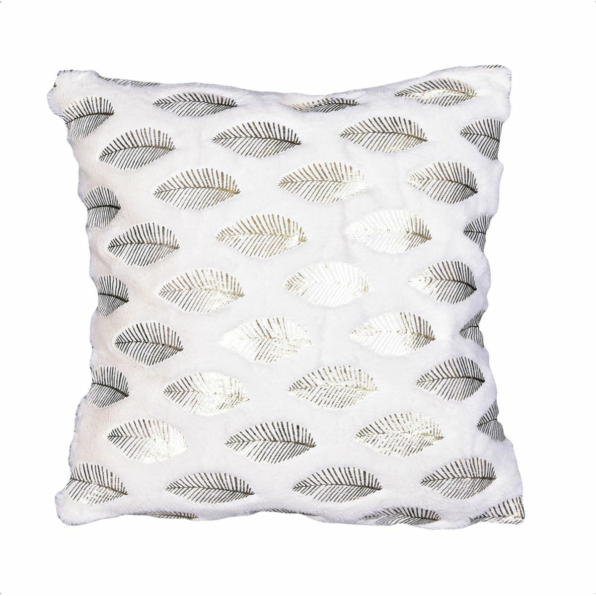 Forbyt Obliečka na vankúšik Listy krémová