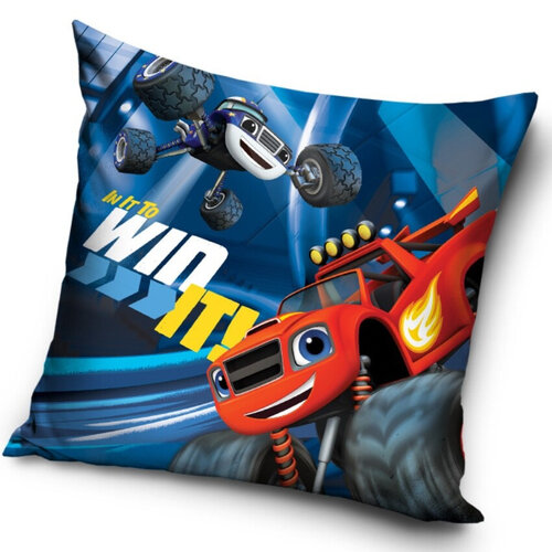 Carbotex Obliečka na vankúšik Plamienok a Štvorkoláci Víťaz