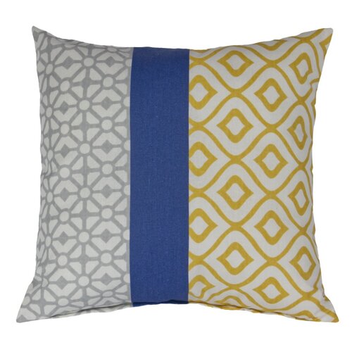 Bellatex Obliečka na vankúšik Pruhy krepová modrožltá