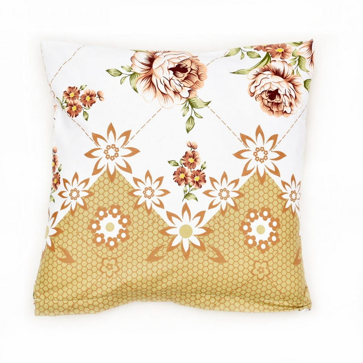 Bellatex Obliečka na vankúšik Ruže hnedá