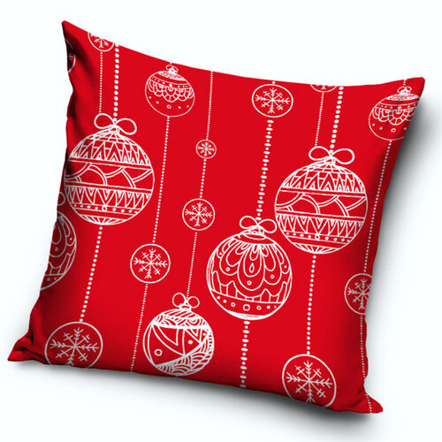 Tiptrade Obliečka na vankúšik Vianočné Banky červená Tiptrade Obliečka na vankúšik Vianočné Banky červená
