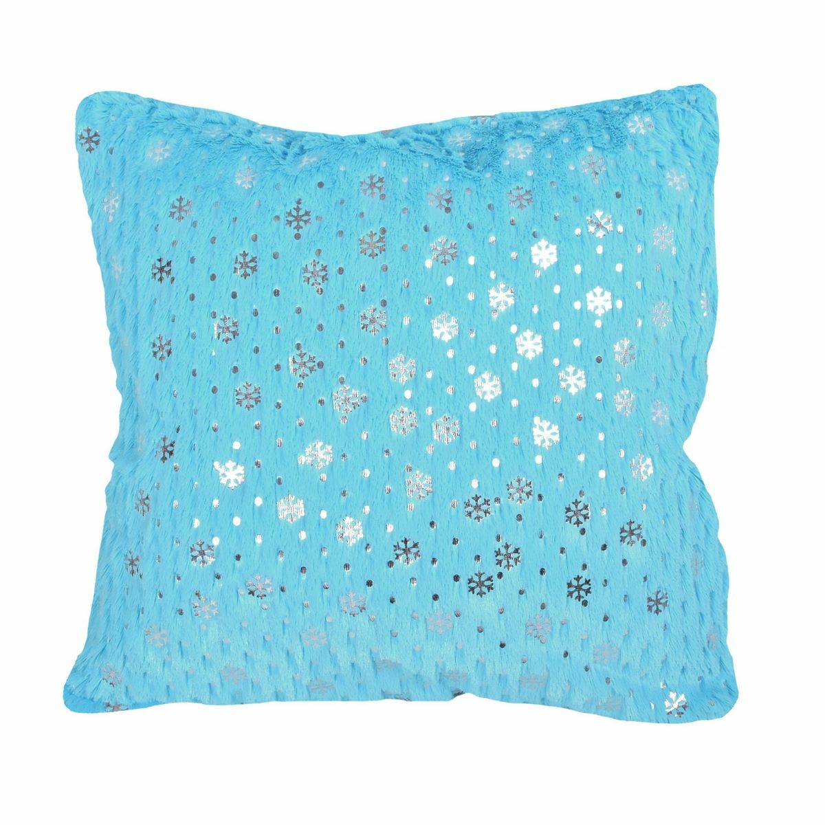 Forbyt Obliečka na vankúšik Vločky tyrkysová