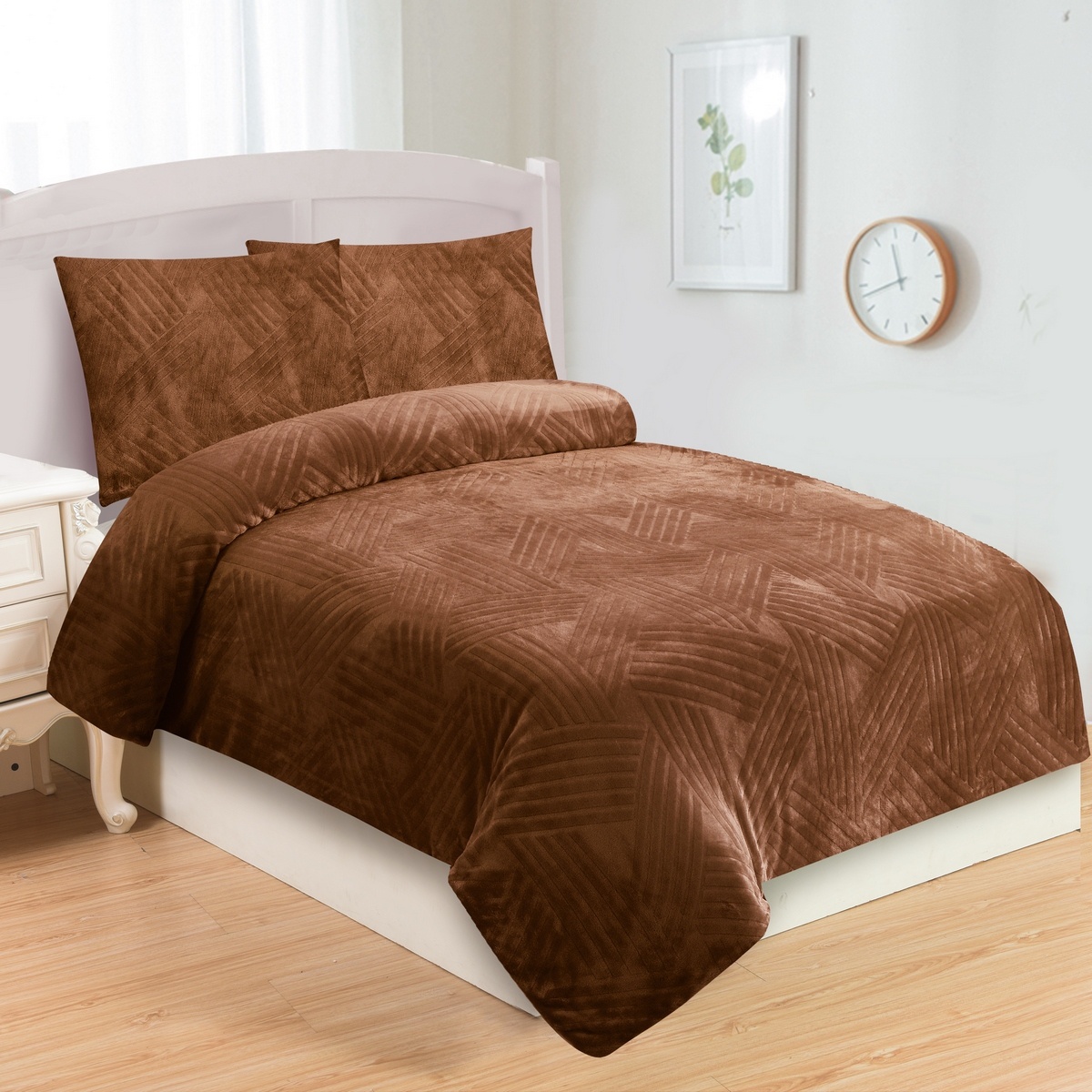 Jahu Obliečky mikroplyš Trojica hnedá Jahu Obliečky mikroplyš Trojica hnedá