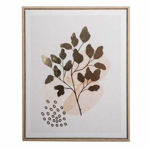 Obraz na plátne v ráme Dalia - zlatotlač Obraz na plátne v ráme Dalia - zlatotlač