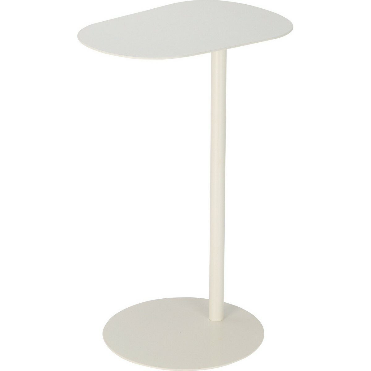 Odkladací kovový stôl Dylan biela