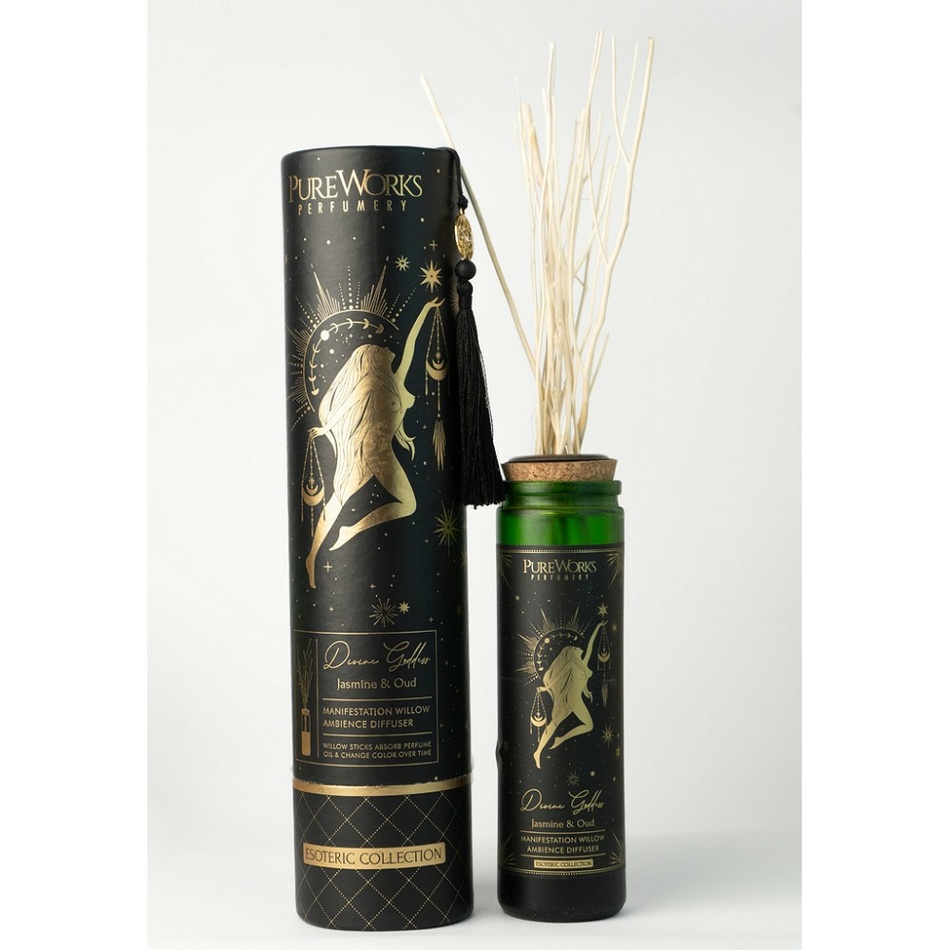 Organický difuzér Jasmine&Oud 100 ml s vŕbovými prútikmi Organický difuzér Jasmine&Oud 100 ml s vŕbovými prútikmi