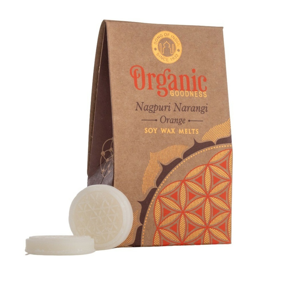 Organický tající vosk v mincích Flower of Life Organický tající vosk v mincích Flower of Life