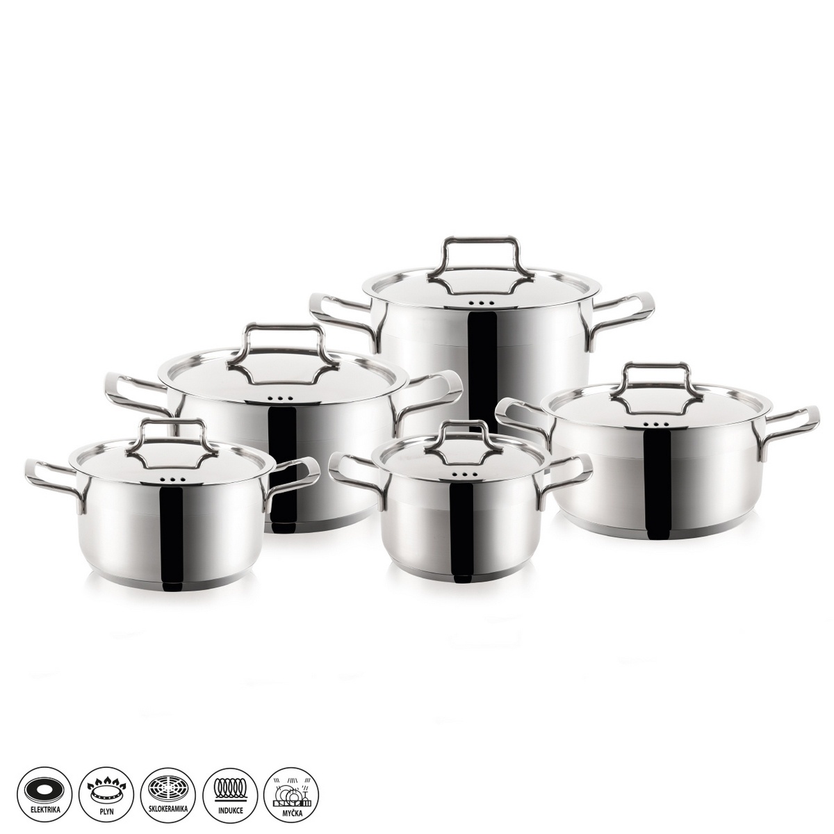 Orion 10-dielna sada nerezového riadu Anett Orion 10-dielna sada nerezového riadu Anett