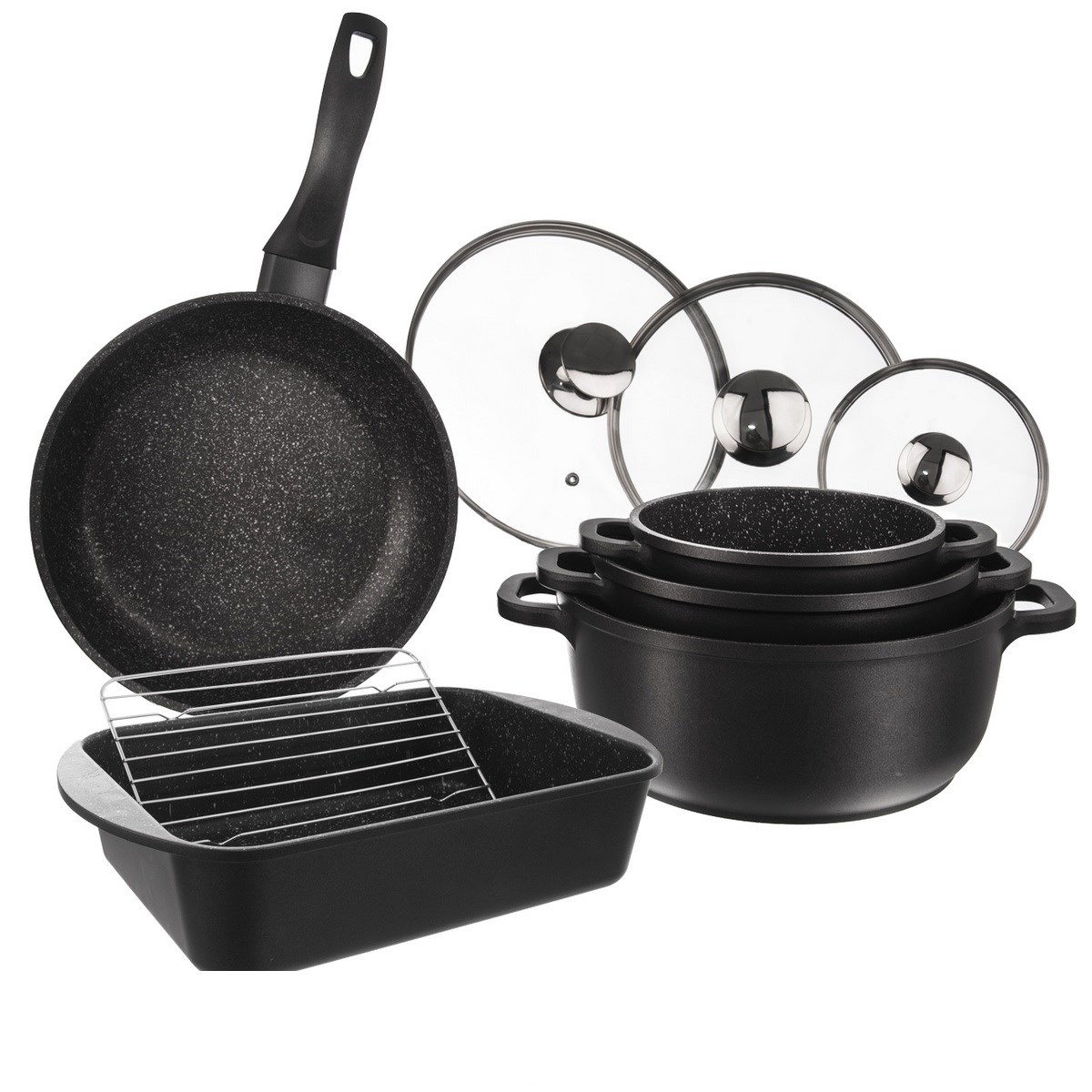 ORION Sada nádobí GRANDE 9 dílů ORION Sada nádobí GRANDE 9 dílů