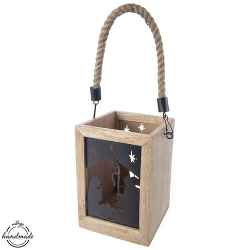 Orion Závesný svietnik z mangového dreva Betlehem