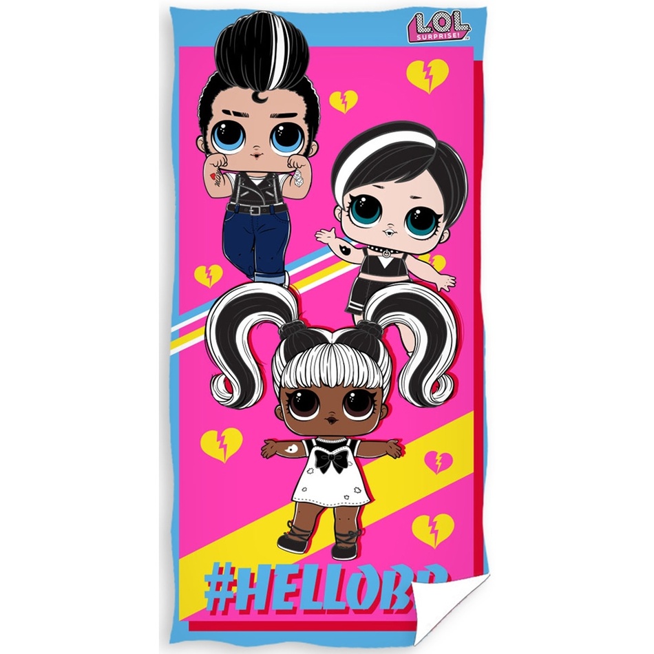 Detská osuška L.O.L. Surprise Black and White Show Detská osuška L.O.L. Surprise Black and White Show