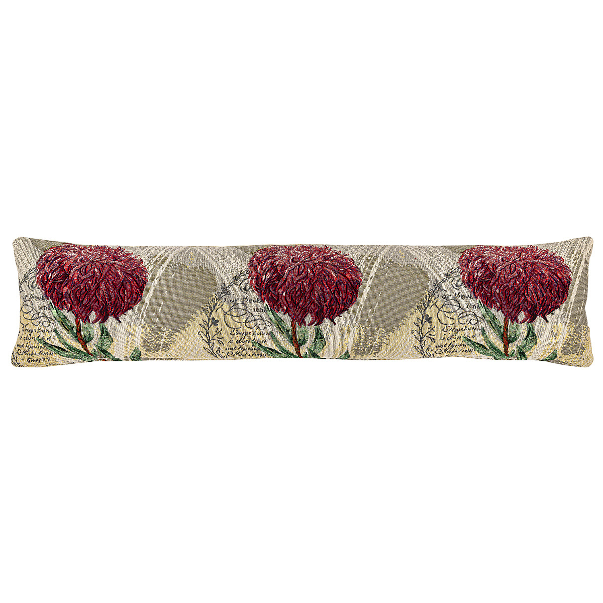 Boma Trading Ozdobný tesniaci vankúš do okien Chryzantéma fialová Boma Trading Ozdobný tesniaci vankúš do okien Chryzantéma fialová