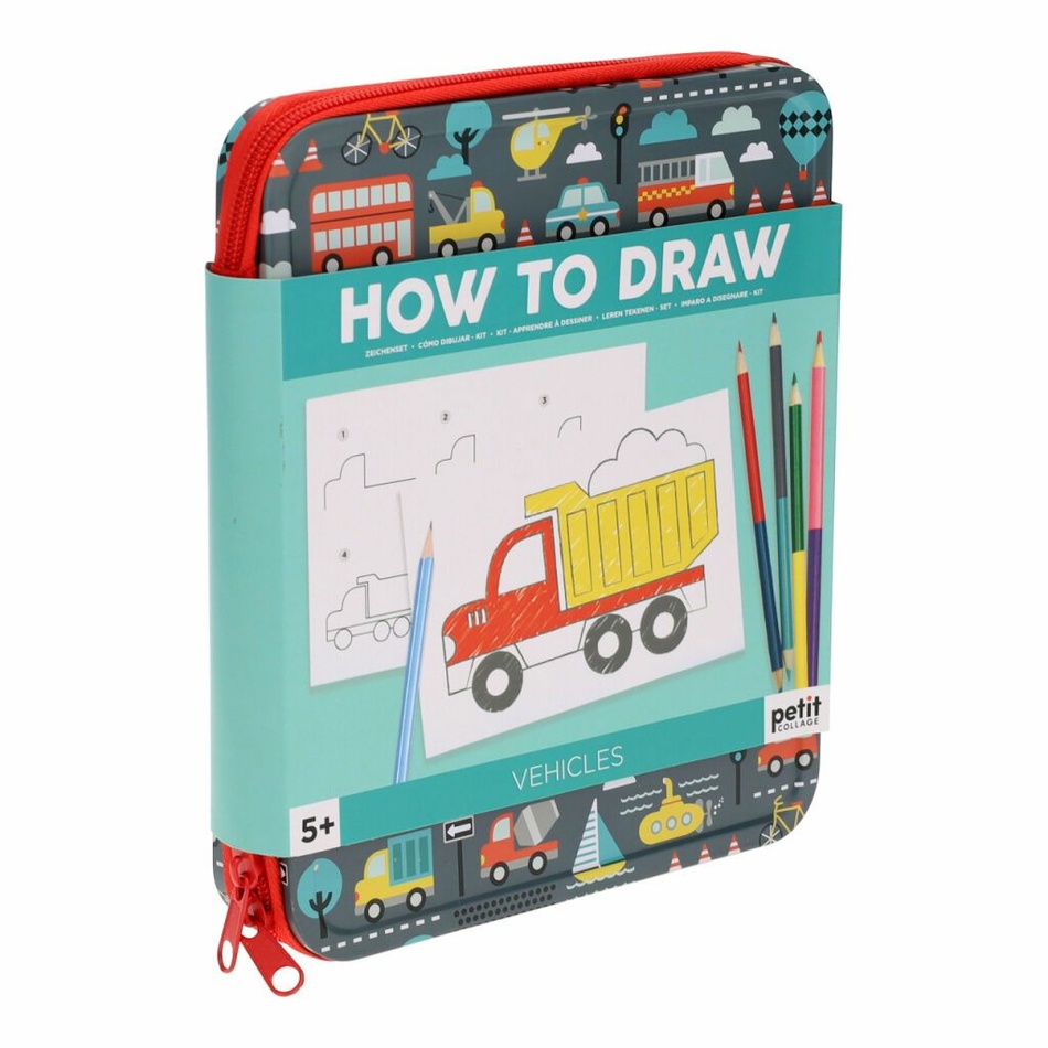 Petit Collage Ako nakresliť vozidlá Petit Collage Ako nakresliť vozidlá