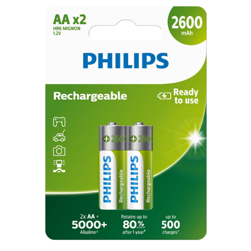 Philips Nabíjacia batéria AA 1