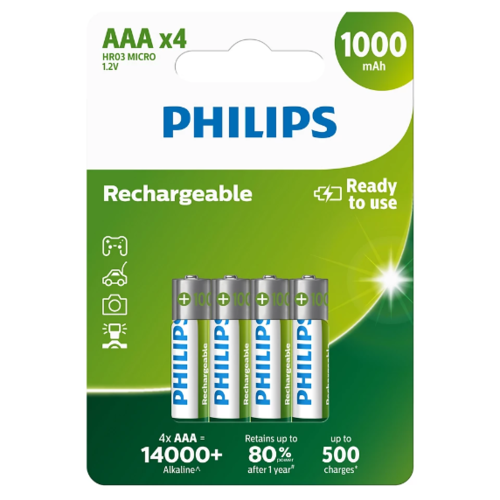 Philips Nabíjacia batéria AAA 1